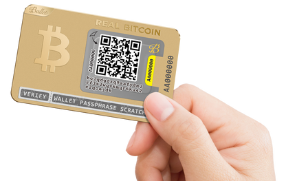 2x Ballet Gold Plated Crypto BTC Wallet (1 Stainless BTC Wallet Gift)